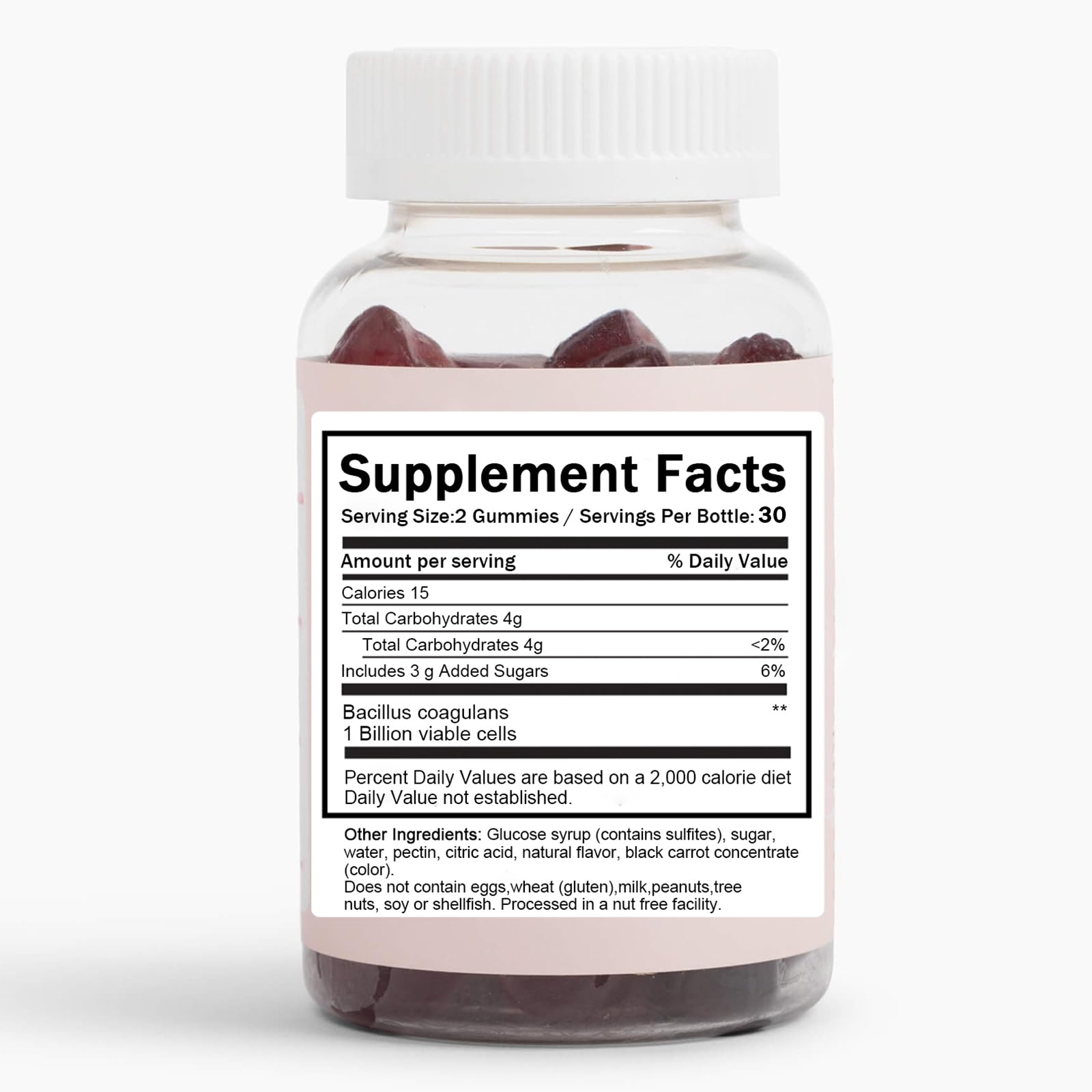 6525080 Clean Prebiotic Fiber Gummy, Clean Fiber Gummies for Men, Men Prebiotic Supplement for Digestive Gut Health, Non-GMO, 60 Gummies - Maple Wellness Supplements
