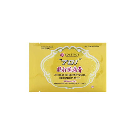 701 Dieda Zhentong Yaogao Medicated Plaster by Solstice - Maple Wellness Supplements