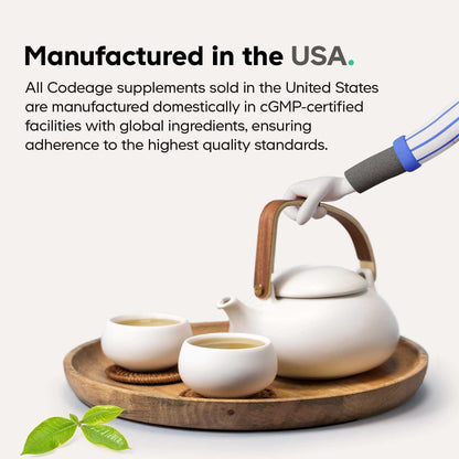 Codeage Chlorophyll Liquid Drops Supplement - Vegan Chlorophyll 50 mg per Serving, Organic Peppermint Flavor Clorofila Drink - Non-GMO, Gluten-Free, Vegan - 2 fl oz CodeageBuy Supplements Australia