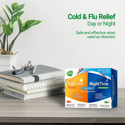 AXIM Day & Night 325-15-5-6.25 mg x 72 softgels AXIMBuy Supplements Australia