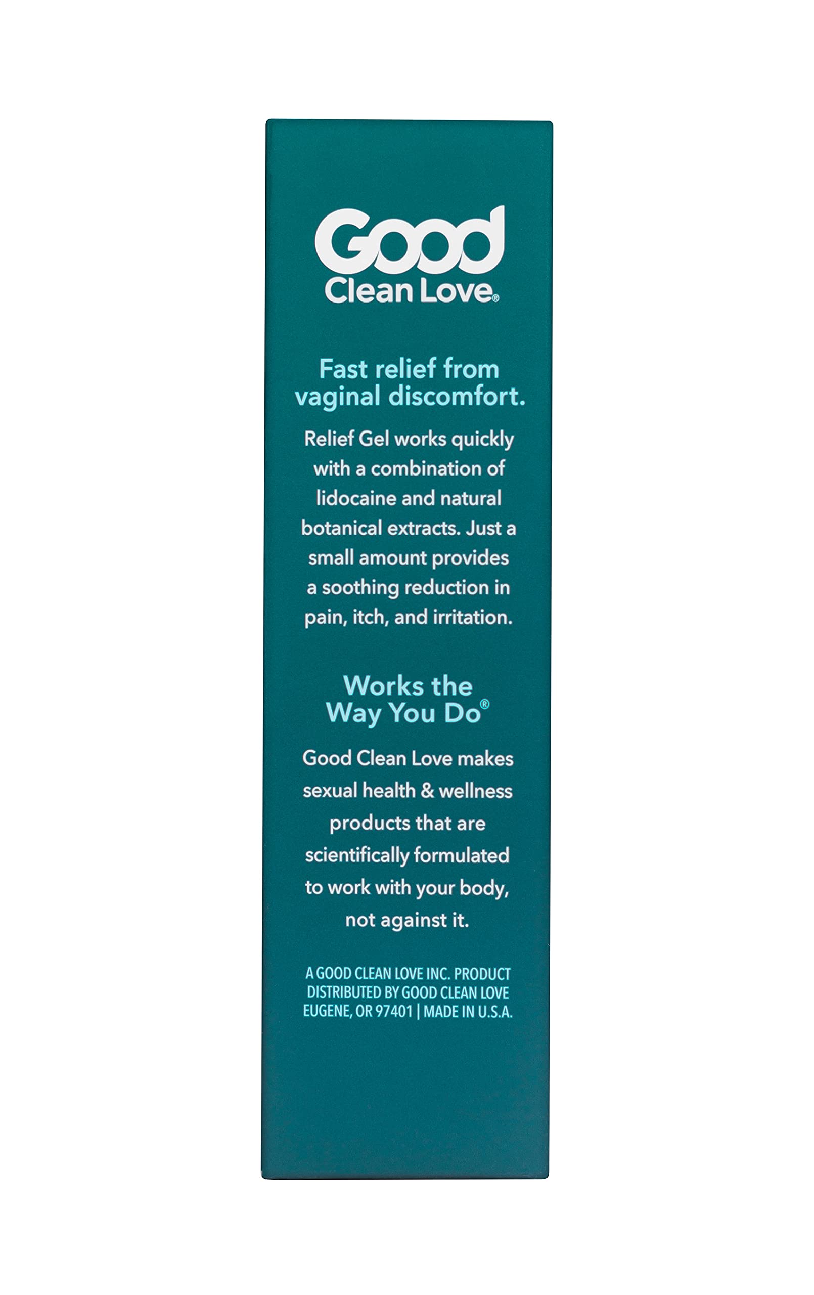 Good Clean Love Relief Gel Pain & Itch with Lidocaine 4%, Fast-Acting Relief from Pain, Itch, and Irritation Good Clean LoveBuy Supplements Australia