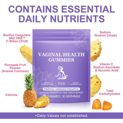 Vital Vaginal Probiotic Gummies for Women, 60PCS Feminine Balance Gummies, PH Balance,Immune Support, Vegan, Gluten-Free, Vaginal Probiotics Supplement, 60 Count DCTTVHVDBuy Supplements Australia