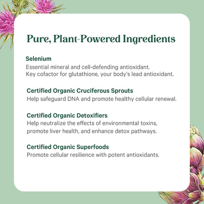 PURE SYNERGY Cell Protector | Cellular Health Supplement | Cell and Immune Support with Selenium and Organic Cruciferous Vegetables | for Healthy Aging & Detoxification (120 Capsules) PURE SYNERGYBuy Supplements Australia