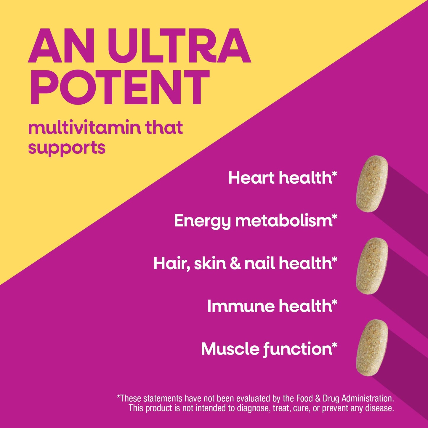 Nature's Way Alive! Ultra Multivitamin for Women, Complete Daily Women's Vitamins, High Potency Formula, Promotes Energy Metabolism and Muscle Function*, Vitamin A, C, D, Methylated B12, 60 Tablets Nature's WayBuy Supplements Australia