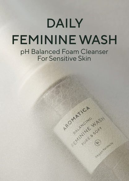 AROMATICA Pure and Soft Feminine Foaming Wash | Vegan, pH-Balanced, Natural Ingredients AROMATICABuy Supplements Australia