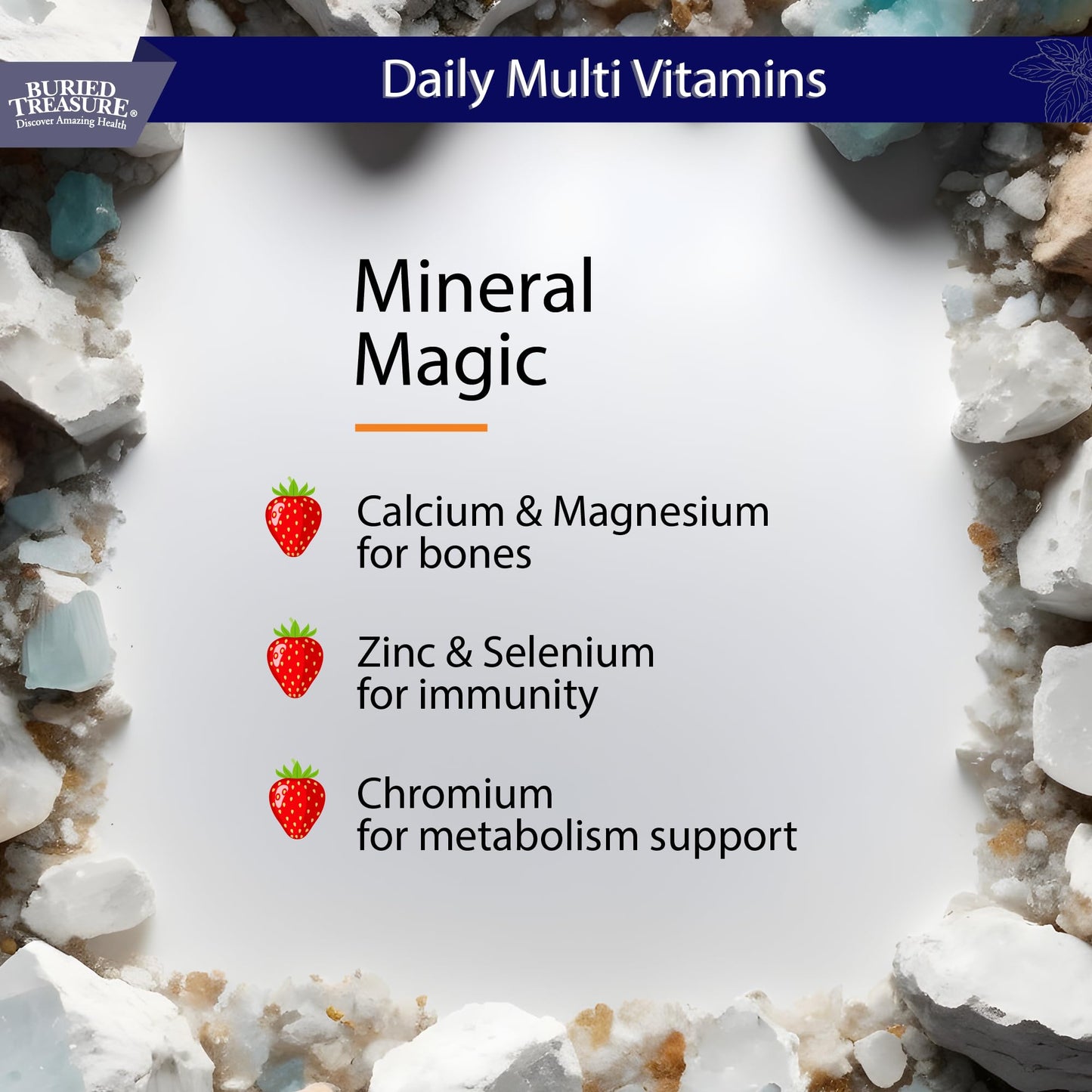 Buried Treasure Daily Nutrition Liquid Multivitamin and Mineral Supplement with Trace Minerals, Superfoods, Vitamin A, B-Complex, C, D, E, Methylfolate, Biotin, Magnesium, Zinc, Resveratrol, 32 serv Buried TreasureBuy Supplements Australia