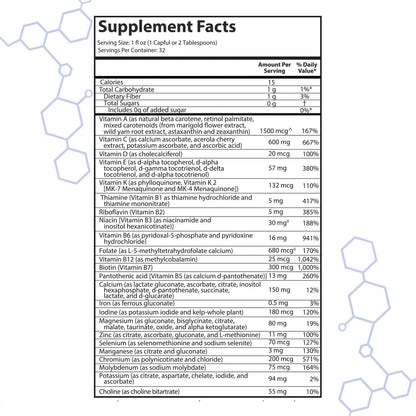 intraMAX Drucker Labs Organic Sugar-Free All-in-One Performance Liquid Multivitamin for Men & Women | intraMAXBuy Supplements Australia