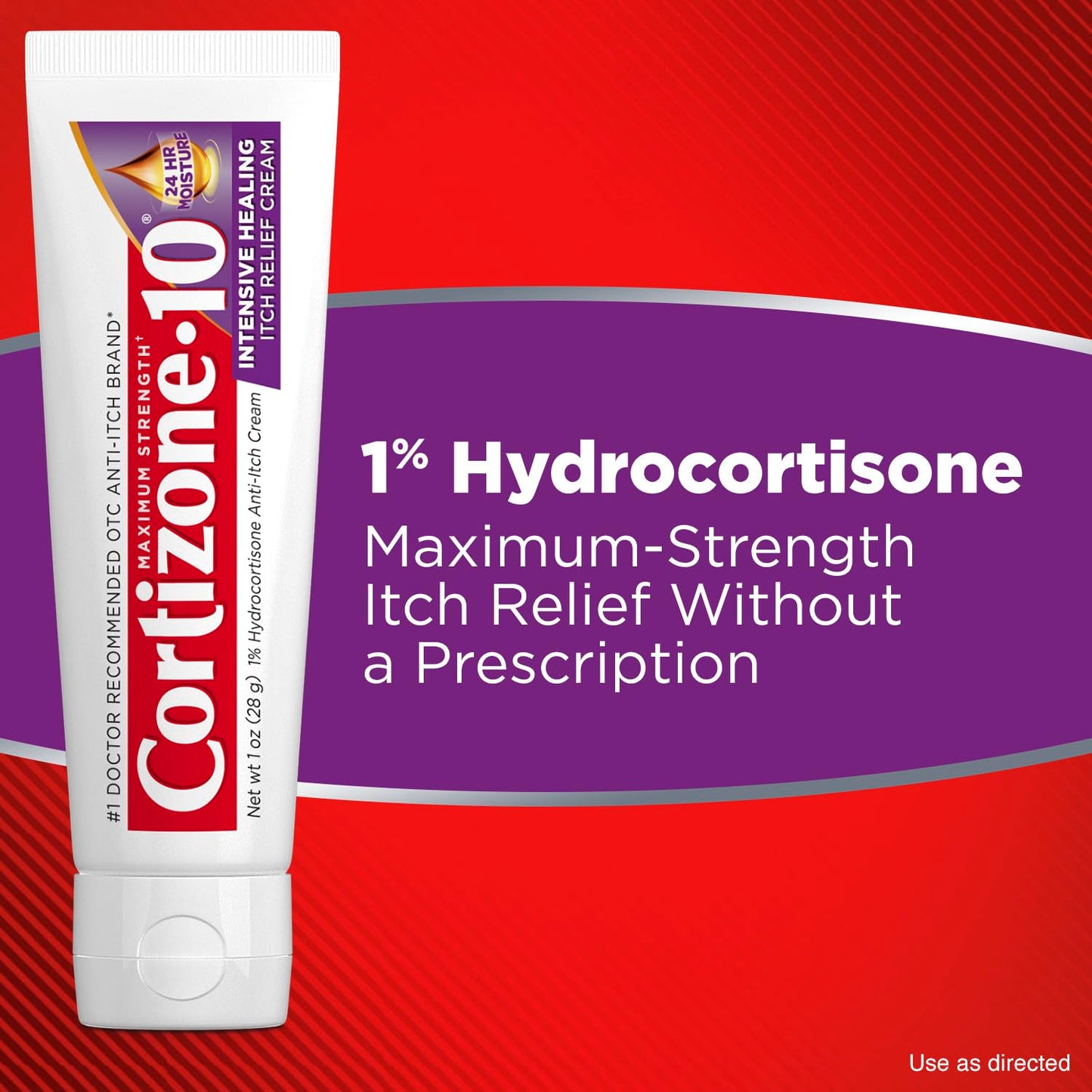 Cortizone-10 Maximum Strength Intensive Healing Itch Relief Cream, 1% Hydrocortisone, Fast-Acting, Anti-Itch Cream for Bug Bites, Rash, Eczema, Psoriasis, Poison Ivy, Oak, Sumac & More, 1 oz Cortizone 10Buy Supplements Australia