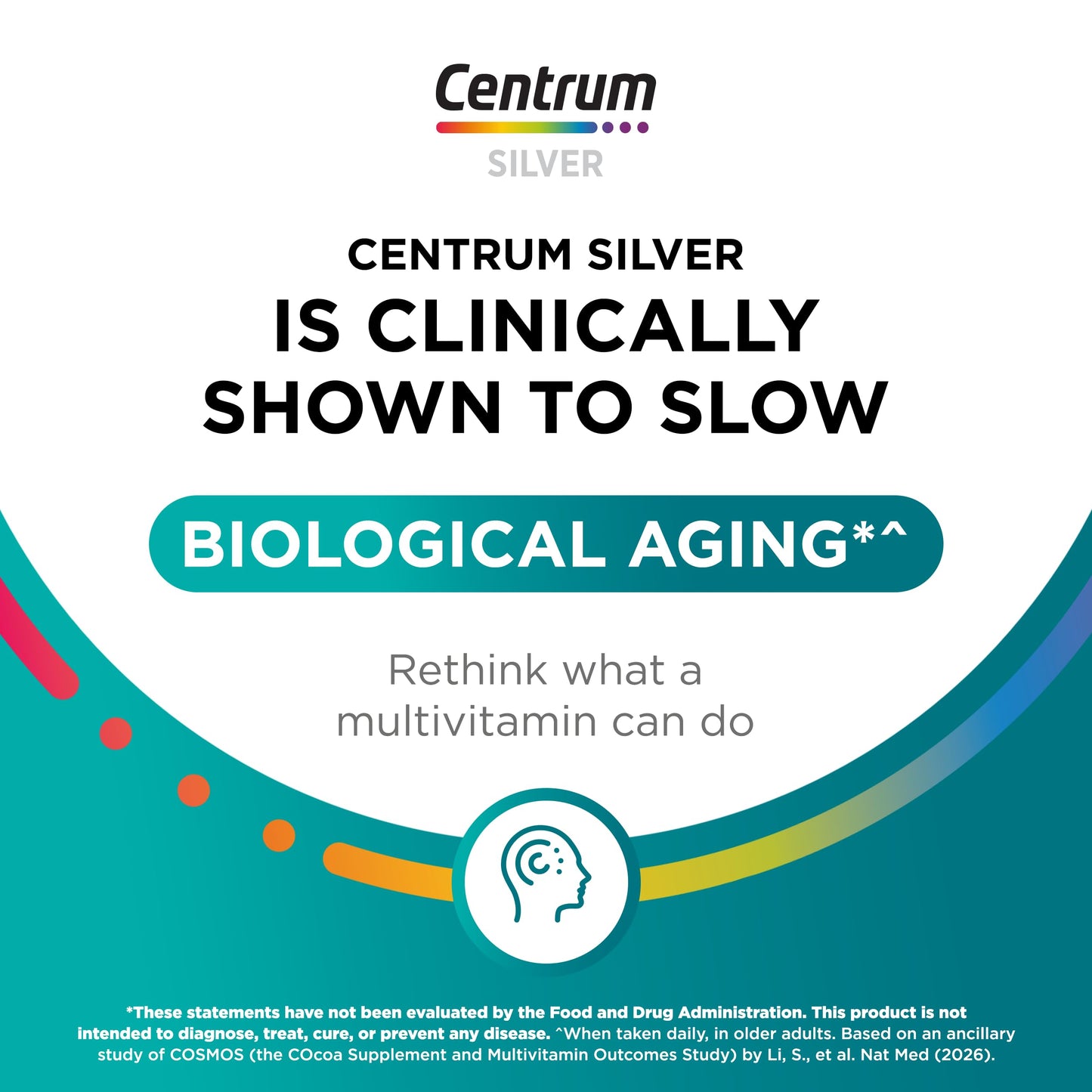 Centrum Minis Silver Multivitamin for Men 50 Plus, Multivitamin/Multimineral Supplement, Vitamin D3, B-Vitamins and Zinc, Non-GMO Ingredients, Supports Memory