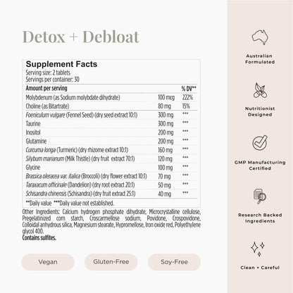 JSHealth Vitamins Detox and Debloat Liver Health Formula | Liver Detox Pills | Debloating JSHealthBuy Supplements Australia