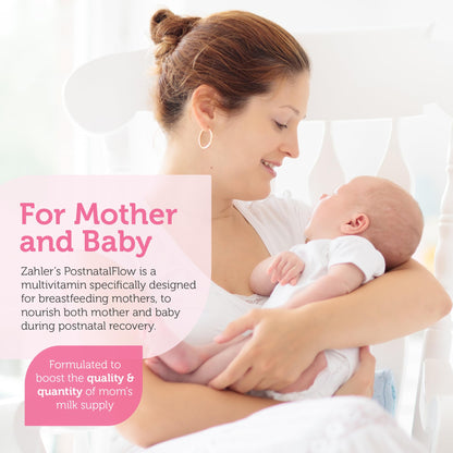 Zahler Postnatal Flow for Advanced Lactation Support, Breastfeeding + Postnatal Support, 120 Tablets. ZahlerBuy Supplements Australia