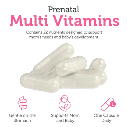 Zahler - Total One Prenatal Vitamins for Women (120 Count) Daily Multi Vitamin Prenatals with Folic Acid, Iron, Zinc ZahlerBuy Supplements Australia