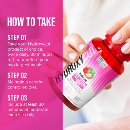 Hydroxycut Gummies + Women Strawberry 90ct HydroxycutBuy Supplements Australia