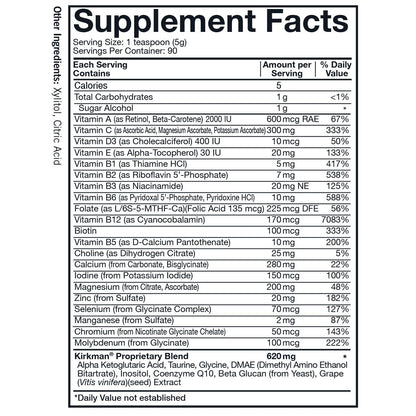 Kirkman Spectrum Complete II Powder - Hypoallergenic - 454 gm/16 oz KirkmanBuy Supplements Australia