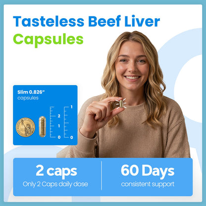 VCCVBB Beef Organ Supplements for Women, Beef Liver, Kidney, Heart, Uterus Tissue, Hormonal Balance, Immune Support,Natural Iron Vitamins Supplements for Energy, Grass Fed Pasture Raised 120 Capsules VCCVBBBuy Supplements Australia