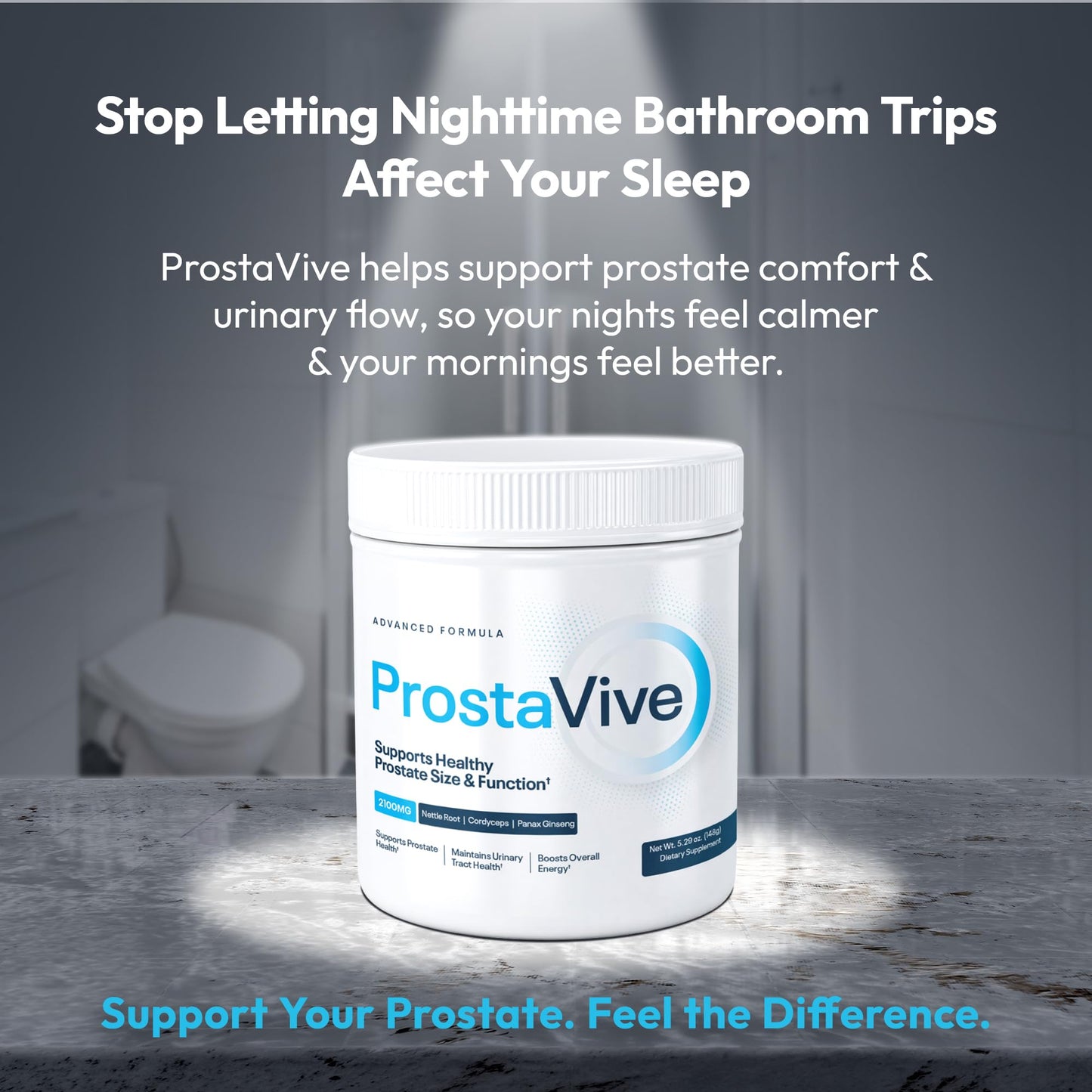 ProstaVive Advanced Prostate Support Formula - Complete Urinary & Bladder Health Supplement - Helps Promote Strong Flow & Emptying - Natural Powder - Gluten Free, Non-GMO ProstaViveBuy Supplements Australia