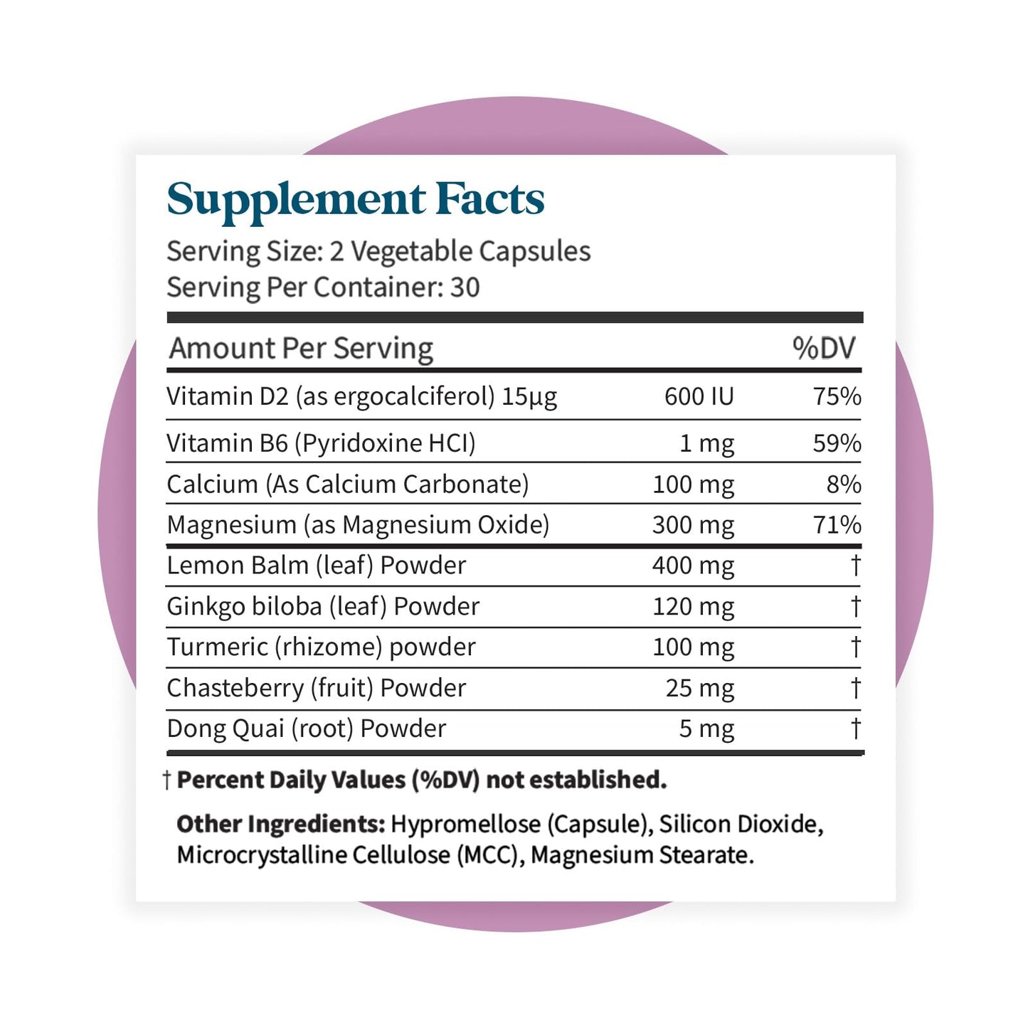 Pattern Wellness PMS Complex – Monthly Cycle Wellness Support – with Vitamin B6, Magnesium & Herbal Extracts – 60 Vegan Capsules Pattern WellnessBuy Supplements Australia