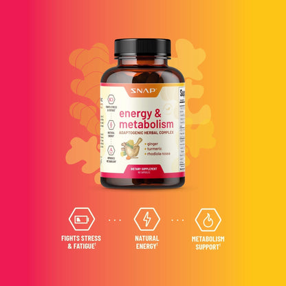 Snap Supplements Nitric Oxide Gummies and Energy Capsules