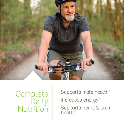 Irwin Naturals Men's Living Green Liquid-Gel Multi - 70 Essential Nutrients, Full-Spectrum Vitamin Supplements for Men, Wholefood Blend - Promotes Brain & Adrenal Support - 120 Soft-Gels (3 Pack) Irwin NaturalsBuy Supplements Australia