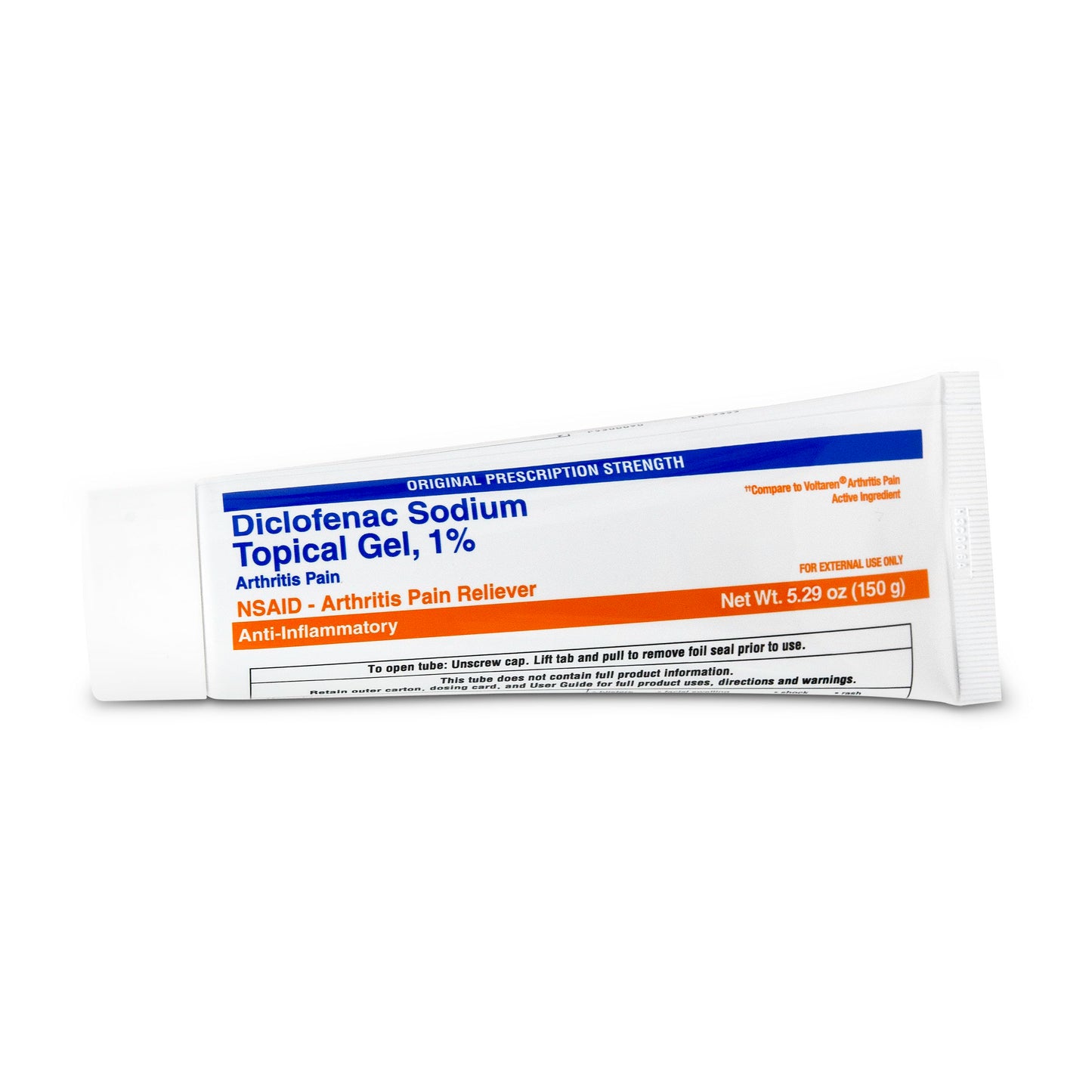 Amazon Basic Care Diclofenac Sodium Topical Gel, 1% (NSAID), Arthritis Pain Reliever for Hand, Wrist, Elbow, Foot, Ankle and Knee Pain Relief, 5.29 oz (150 grams) (Packaging may vary) Amazon Basic CareBuy Supplements Australia