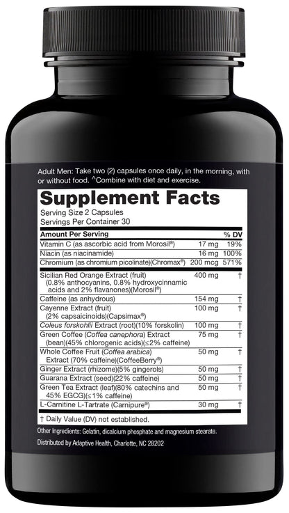 Nugenix Thermo - Thermogenic Fat Supplement Pills for Men, Extreme Metabolic Accelerator, 60 Count