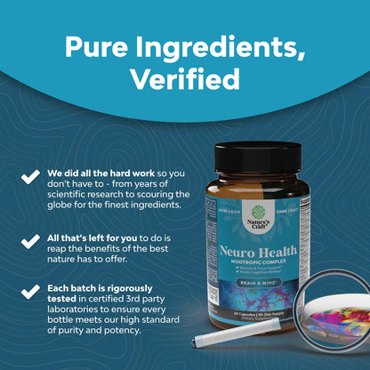 Nootropics Brain Support Supplement - Mental Focus Nootropic Memory Supplement Huntington LabsBuy Supplements Australia
