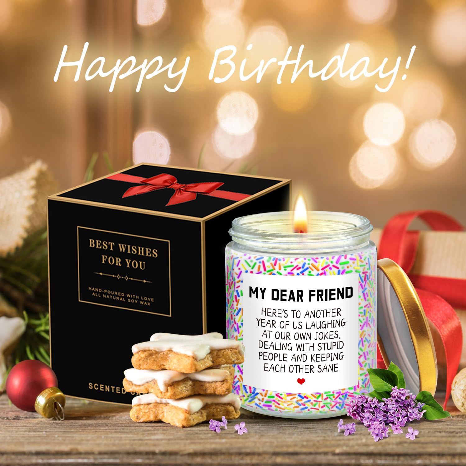 Birthday Gifts for Women, Happy Birthday Candle, Sister Birthday Gifts Ideas LOTICONABuy Supplements Australia
