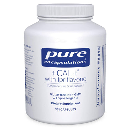 Pure Encapsulations +Cal+ with Ipriflavon | Mineral, Vitamin, and Herbal Supplement to Promote Skeletal Strength | 351 Capsules Pure EncapsulationsBuy Supplements Australia