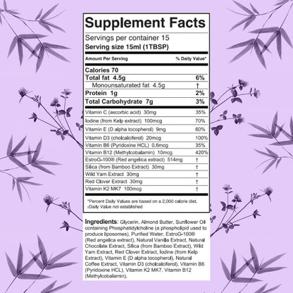 PURALITY HEALTH MenoPLUS Liposomal Menopause Supplement for Women | EstroG-100®, Vitamins D3, B6, B12 & K2 | Iodine | Hormonal Balance & Mood Support PURALITY HEALTHBuy Supplements Australia