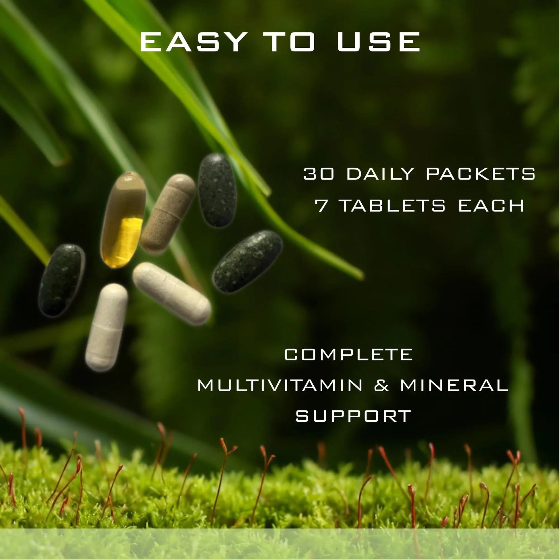 Nature’s Aid Women’s 7-30 Daily Multivitamin Packs for Energy, Focus & Performance Support | Natural Complete Vitamin Nature's Aid Holistic WellnessBuy Supplements Australia