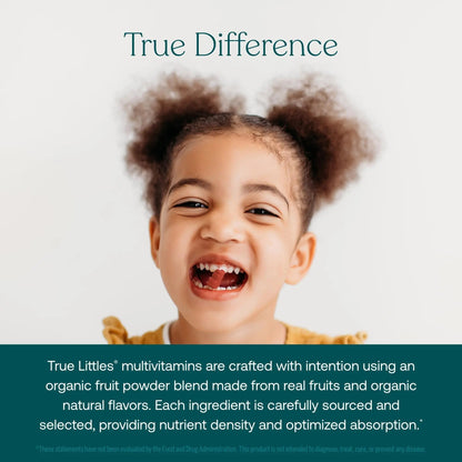 True Grace True Littles Daily Kids Multi - 120 Pectin Gummies - Immune, Cognitive, Bone & Eye Support - Clinically Studied Lutemax Kids Lutein True Grace