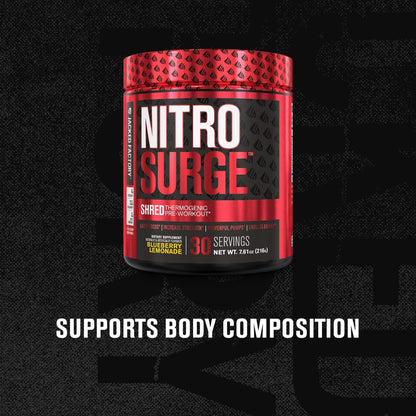 Jacked Factory NITROSURGE Shred Pre Workout Supplement - Energy Jacked FactoryBuy Supplements Australia