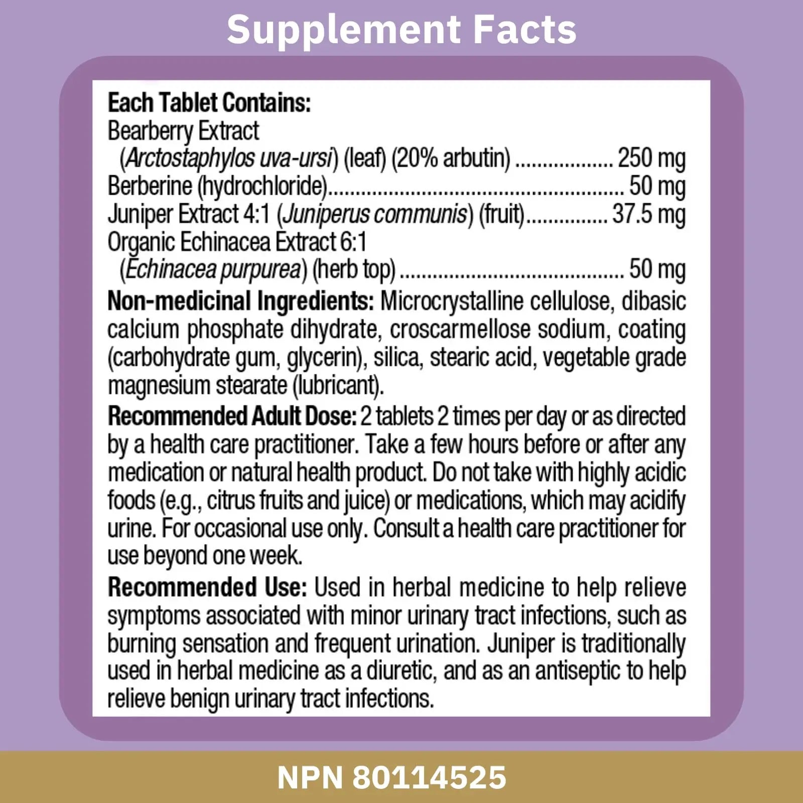 Bioclinic Naturals Urinary-Pro 60 Tablets Bioclinic NaturalsBuy Supplements Australia