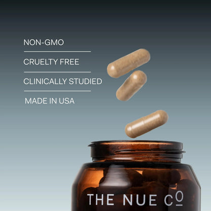 The Nue Co. Women's MULTIVITAMIN Supplement- Supports Energy, Immunity, Focus, Vegan, Gluten Free, 30 Capsules The Nue Co