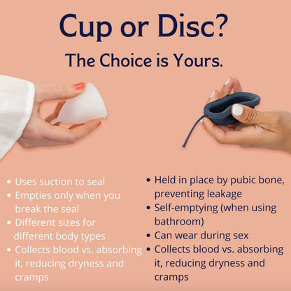Pixie Soft Menstrual Disc - Ranked 1 for Most Soft Reusable Period Disc - Removable Stem Pixie CupBuy Supplements Australia