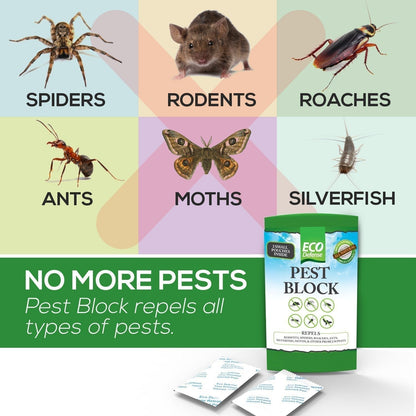 Eco Defense Pest Control Pouches - All Natural - Repels Rodents, Spiders Eco DefenseBuy Supplements Australia