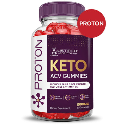 (2 Pack) Proton Protein Keto ACV Gummies Advanced Formula 1000MG Proton Keto Justified LaboratoriesBuy Supplements Australia