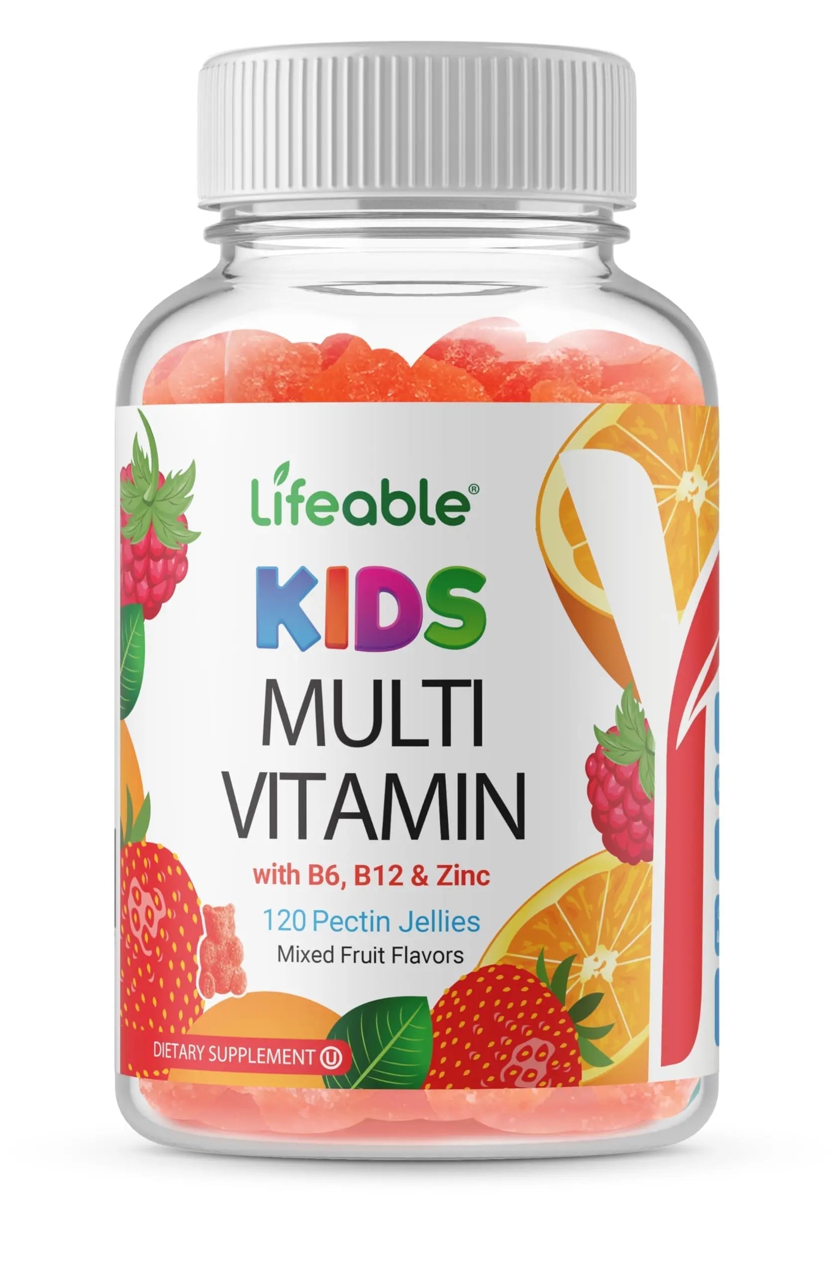 Doctors Finest Multivitamin Gummies for Kids - Vegetarian, GMO-Free & Gluten Free - Great Tasting Fruit Flavors Pectin Chews - 120 Jellies Doctors OrdersBuy Supplements Australia