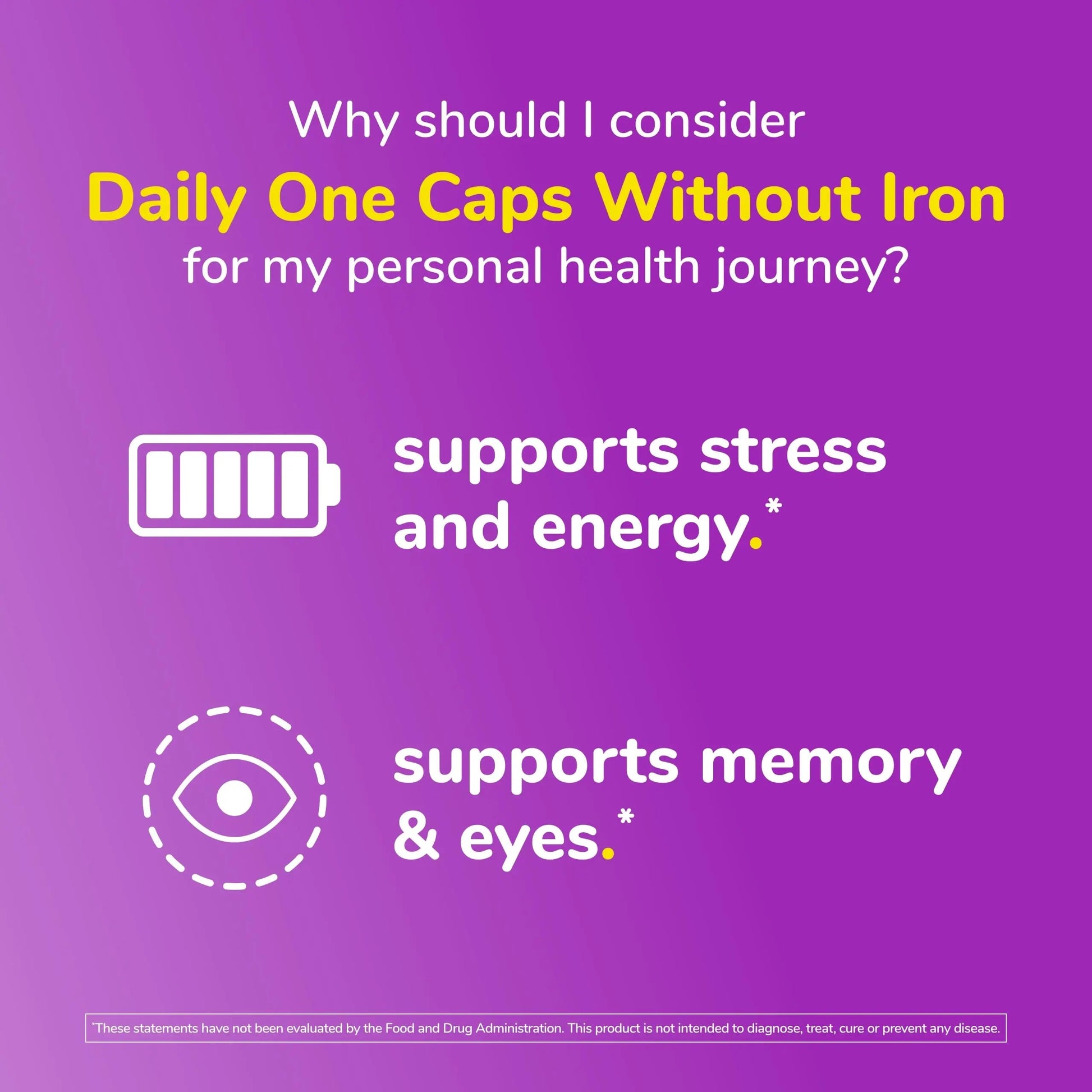Twinlab Daily One Caps Without Iron - Nutritional Supplement with Zinc, B Vitamins, Magnesium, and More - 180 Capsules Twinlab