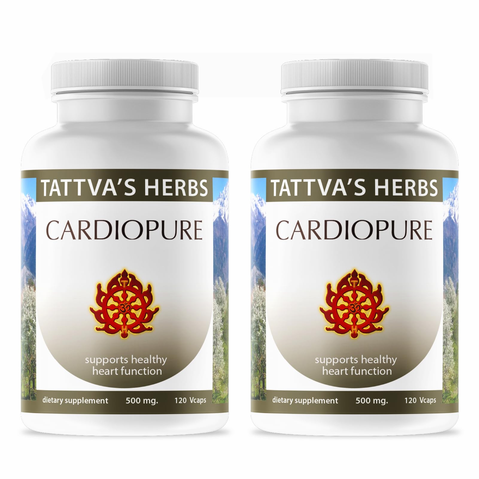 Tattva's Herbs Cardiopure Herbal Ayurvedic Supplement Vegetarian Capsules, Ashwagandha, Rauwolfia, & Arjuna Full Spectrum Co2 Extracts, Veggie Capsules, 240 Count, 25 Years of Premium Service Tattva's HerbsBuy Supplements Australia