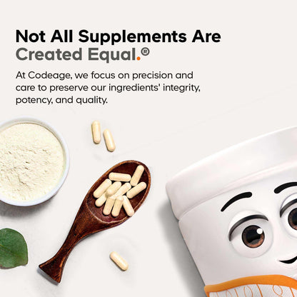Codeage Bones Vitamins+ - Vitamin D3 & K2, Vitamin C, Calcium, Magnesium, Zinc, Hesperidin, L-Lysine, Manganese, Bamboo, Horsetail, Cissus, Boron, Trans-Resveratrol, Non-GMO Supplement - 90 Capsules CodeageBuy Supplements Australia