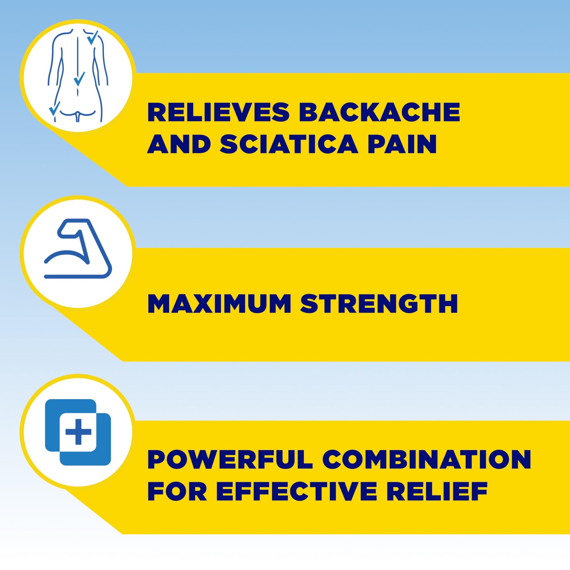 Backaid Maximum Strength Aspirin-Free Pain Relief from Backache, Sciatica and Leg Pain, Powerful Combination, Long-Lasting 6 Hour Formula, 38 Count BackaidBuy Supplements Australia