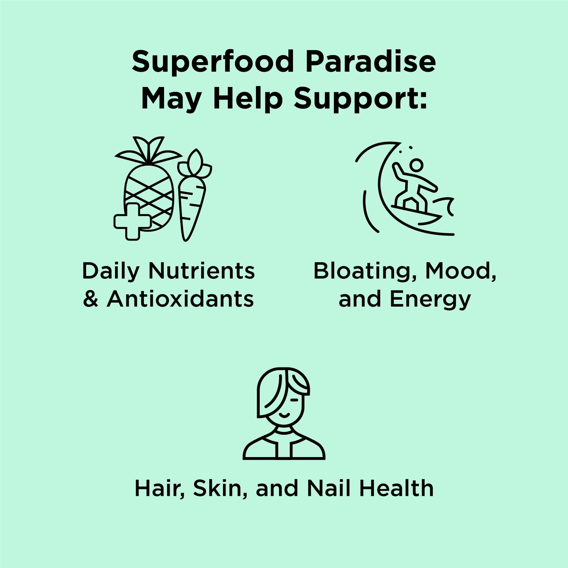 nbpure Earthy Andy Superfood Paradise, Mango Pineapple, 30 Servings nbpureBuy Supplements Australia