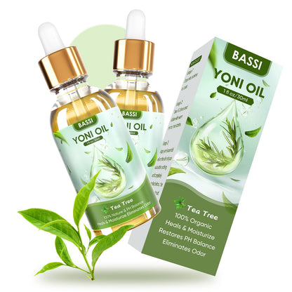 BASSI 2PCS Yoni Oil Organic Feminine Oil Vaginal Moisturizer For Wetness - Ph Balance for Women BASSIBuy Supplements Australia