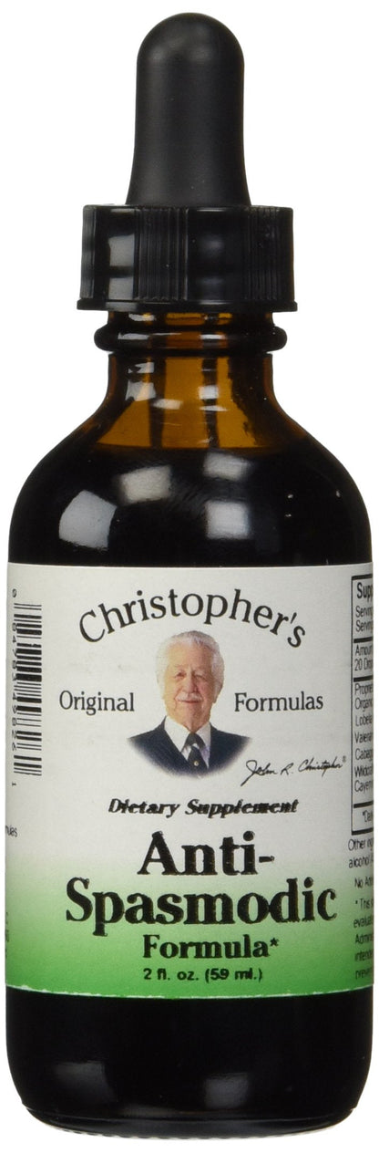 Christopher’s Original Formulas Anti-Spasmodic Formula | 2 oz Liquid Herbal Supplement | Synergistic Blend for Nervous System Support | Skullcap, Valerian & Cayenne Christopher's Original FormulasBuy Supplements Australia