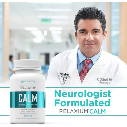 Relaxium Calm, Non-Habit Forming, Stress & Mood Support Supplement RelaxiumBuy Supplements Australia