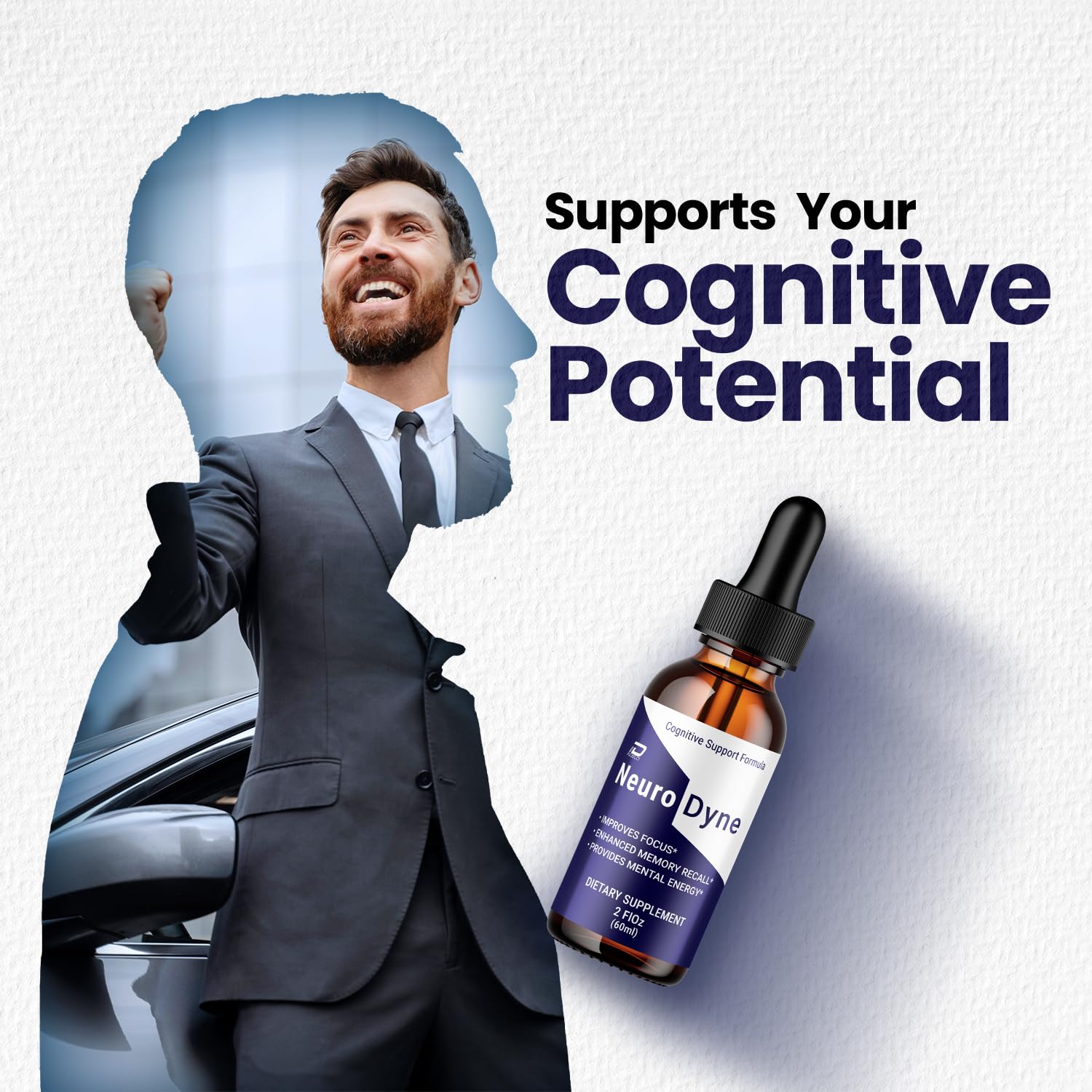 Neurodyne Liquid Drops – Neuro Dyne Natural Liquid Dietary Natural Blend Supplement (2 Pack – 2 Month Supply) IndeloBuy Supplements Australia