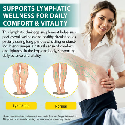 Lymphatic Drainage Supplements, 4275mg Lymph System Support Supplement for Women & Men, Daily Wellness Support, 21-in-1 Herbal Blend with Echinacea, Dandelion, Burdock, Turmeric & More, 240 Softgels Echoes of the springBuy Supplements Australia