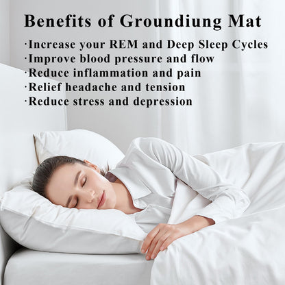 EOHELGRO Grounding Mat, Earth Grounding Mat for Sleeping, Earth Mat Grounding Pad for Energy EOHELGROBuy Supplements Australia