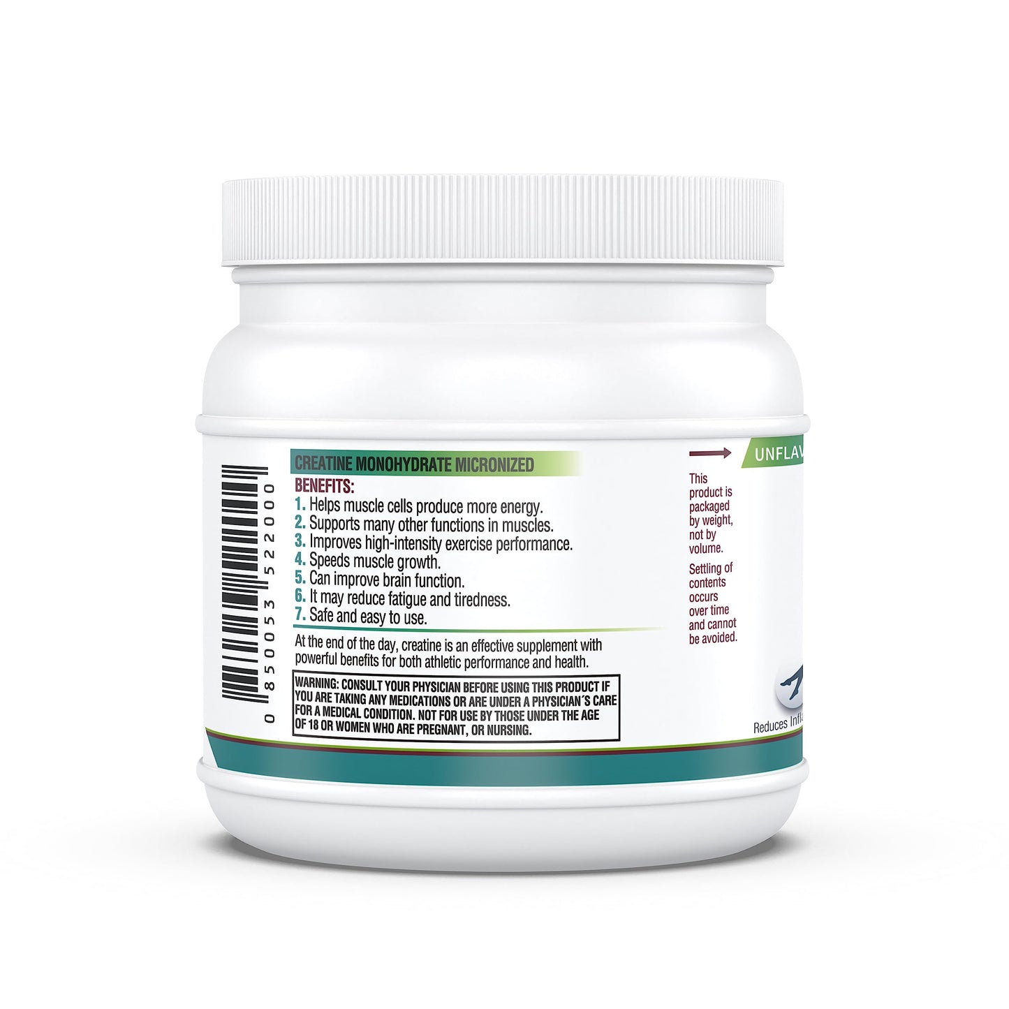 Kappa Nutrition Creatine Monohydrate Powder, Pure Amino Acid Formula, Supports Muscle Strength, Cellular Energy & Mental Focus* Gluten-Free, Keto, 2.25g per Scoop, 240 Servings, Net Wt. 1.32 LB (600g) KAPPA NUTRITIONBuy Supplements Australia